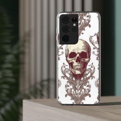 Gothic Skulls and Ornate Foliage Samsung S21 - Flexi Phone Case