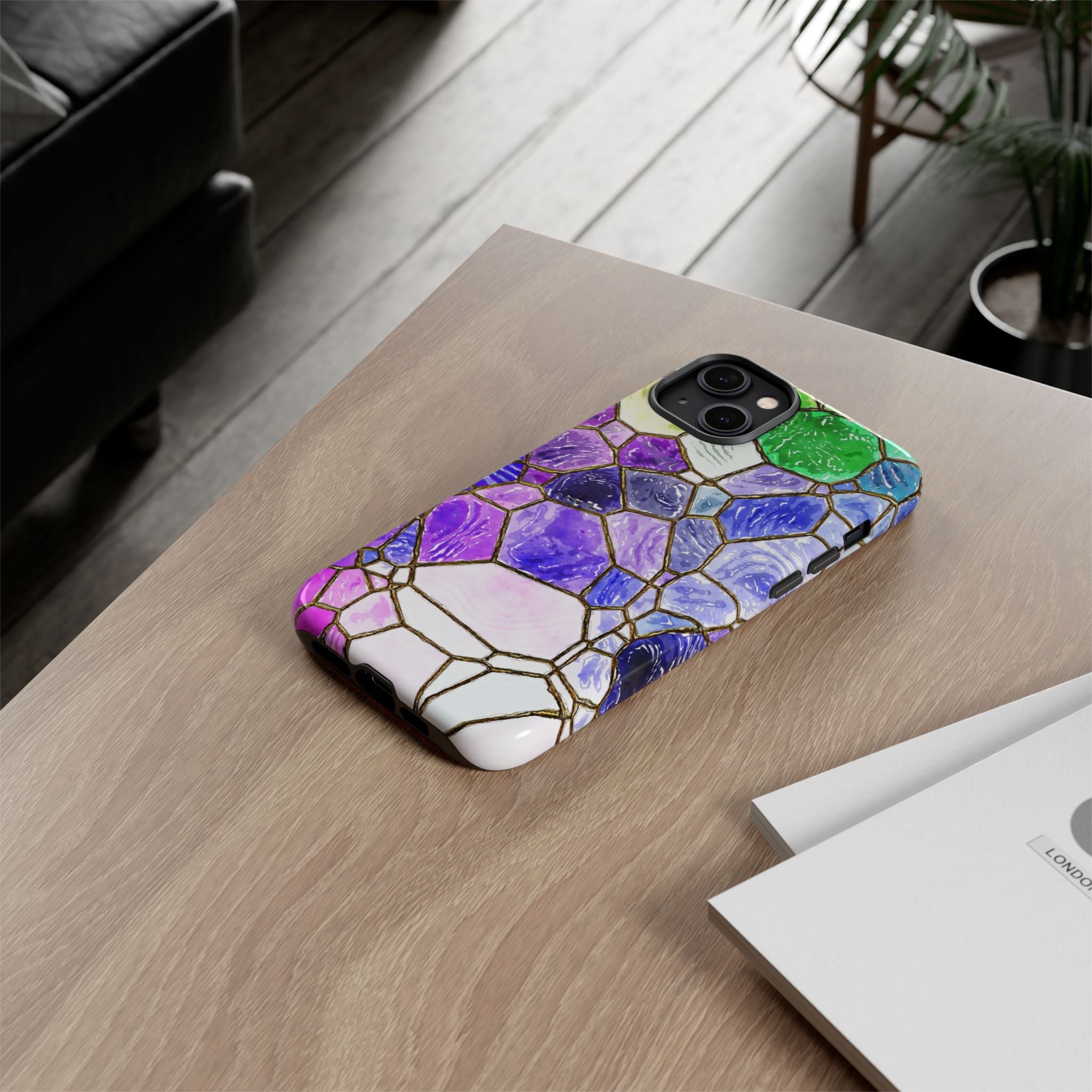 Colorful Glass Mosaic - iPhone Case