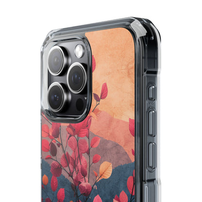 Vibrant Floral Harmony iPhone 15 - Clear Impact Phone Case