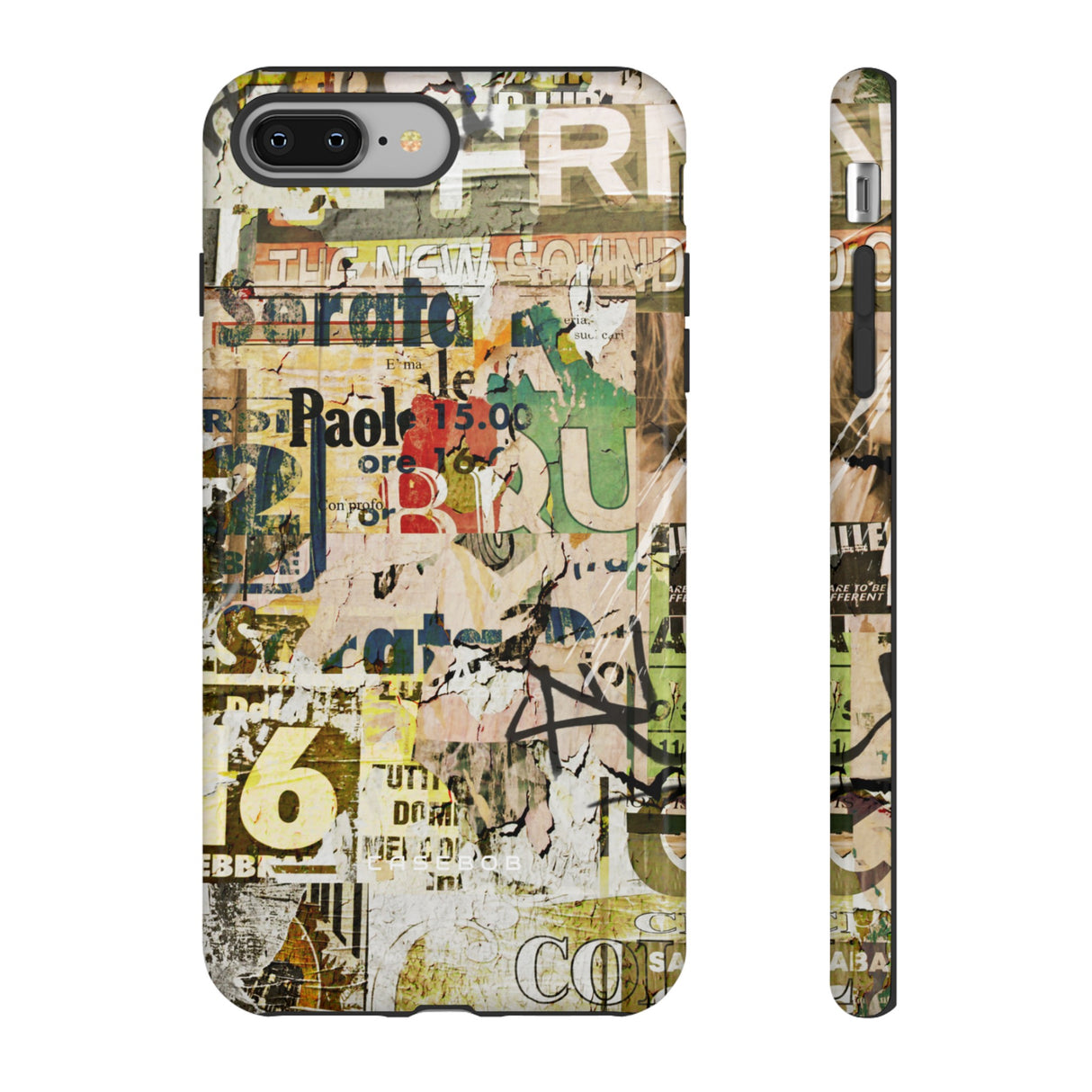 Grunge Vintage Poster - Protective Phone Case