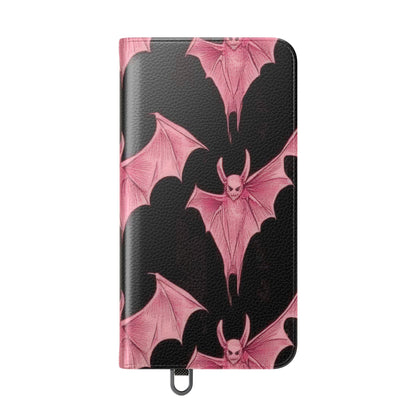 Pink Batwave - Samsung S24 Plus Case - Wallet