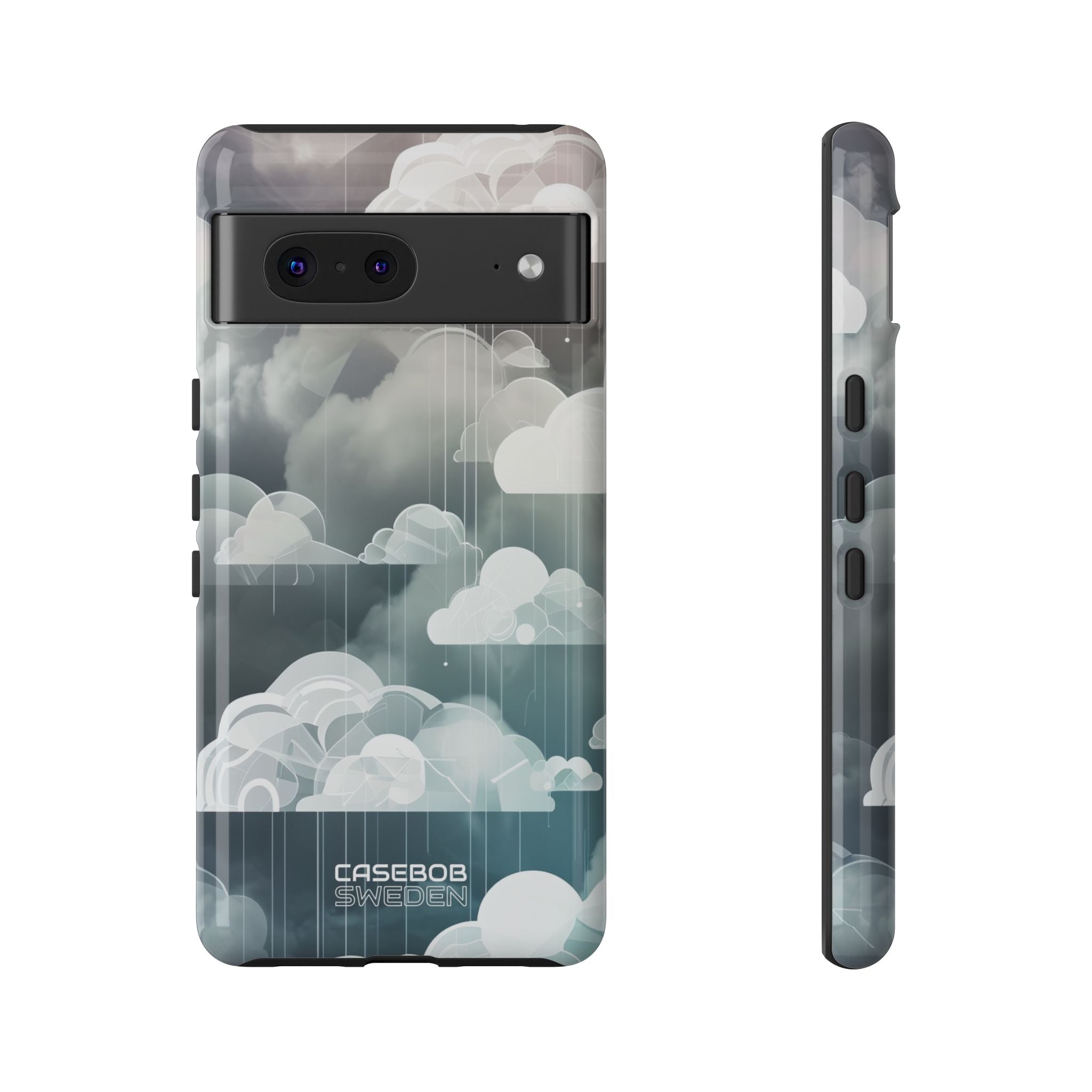 Silver Dream Clouds Google Pixel 7 - Tough