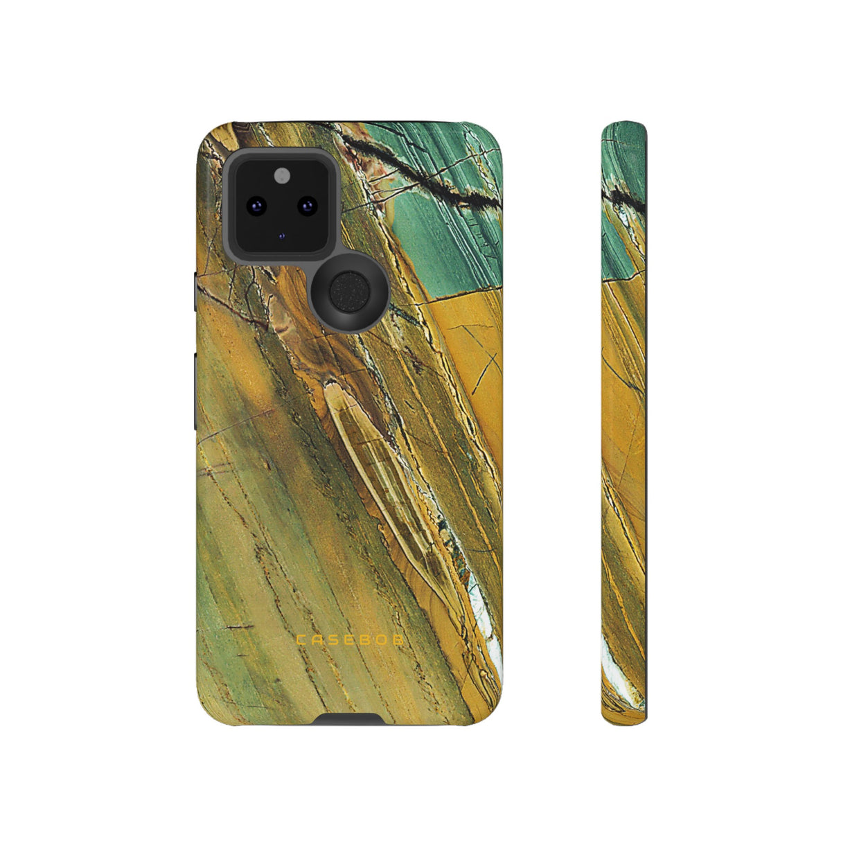 Cracked Yellow - Protective Phone Case