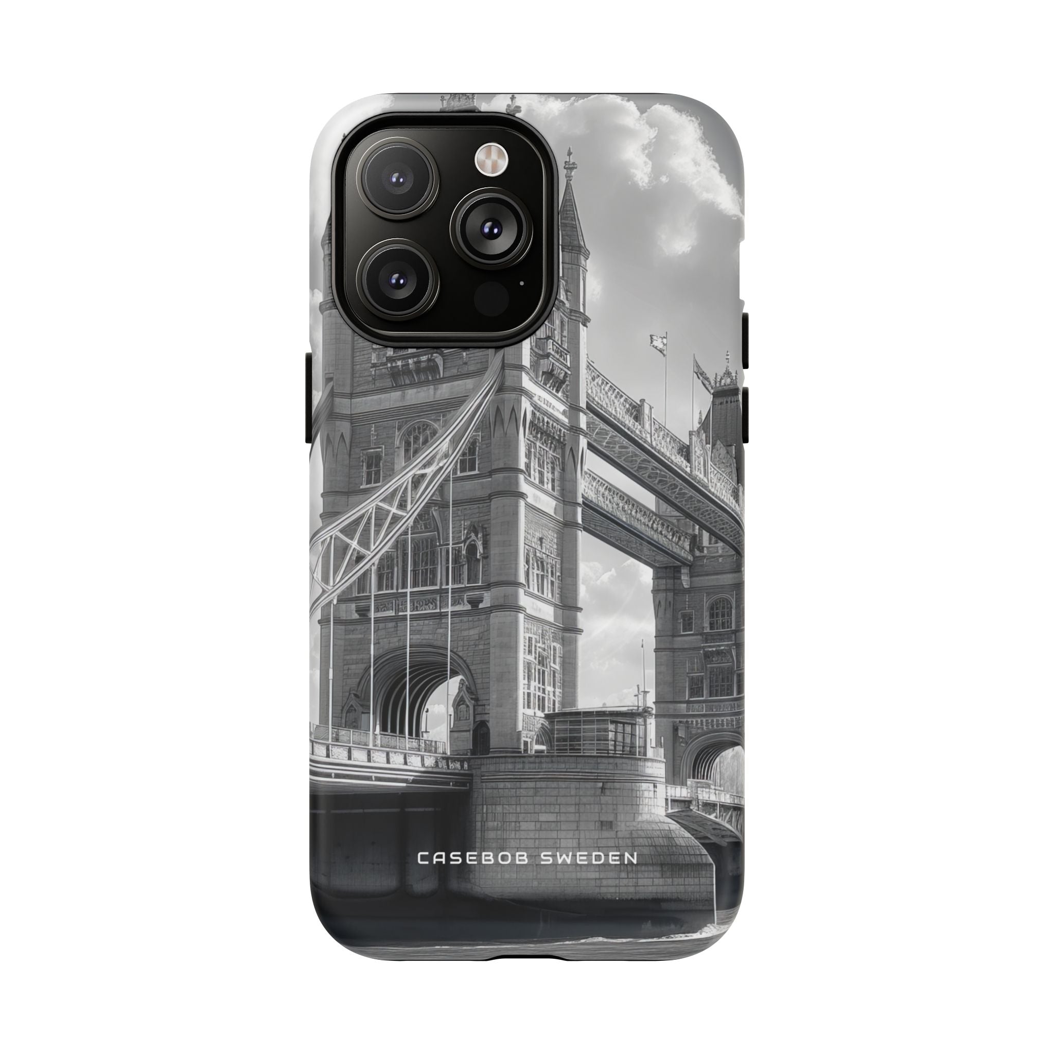 Tower Bridge Monochrome Architecture Study iPhone 14 | Tough+ Phone Case