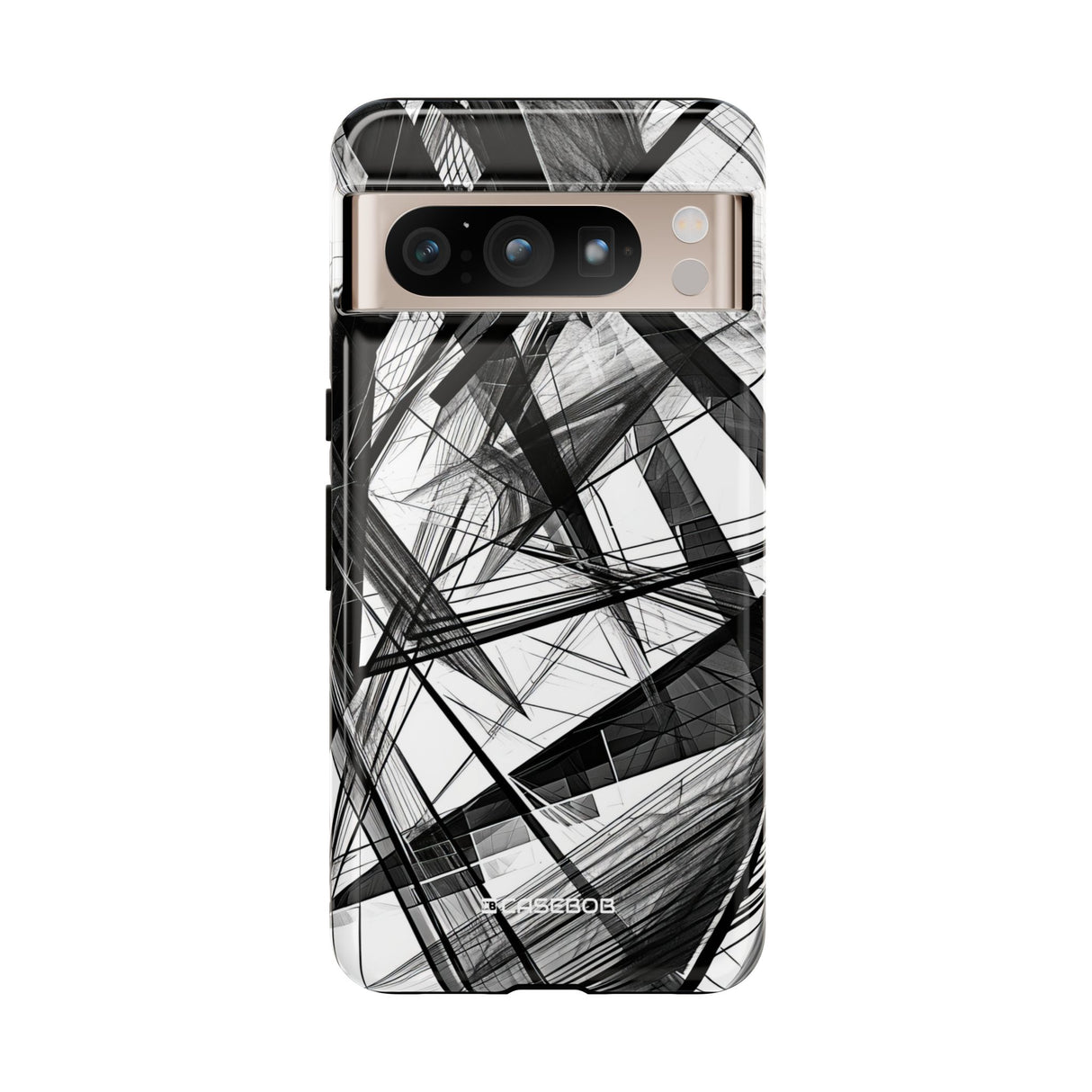 Monochrome Chaos | Protective Phone Case for Google Pixel