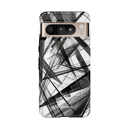 Monochrome Chaos - Phone Case for Google Pixel