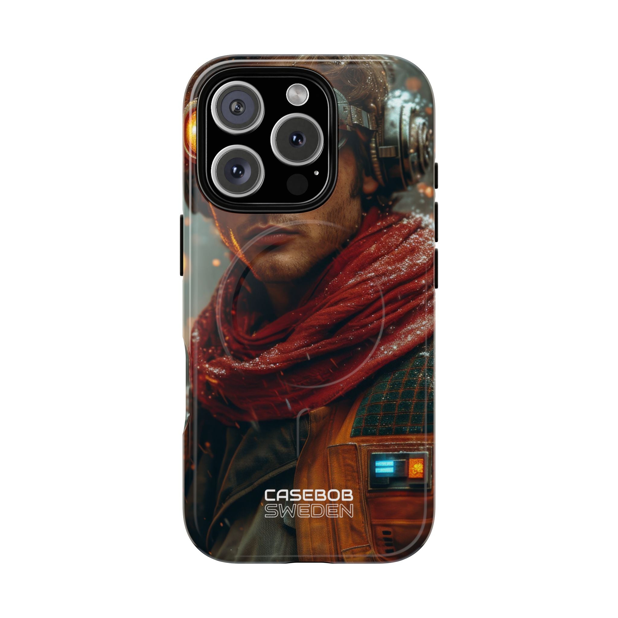 Futuristic Steampunk Explorer iPhone 16 - Tough+