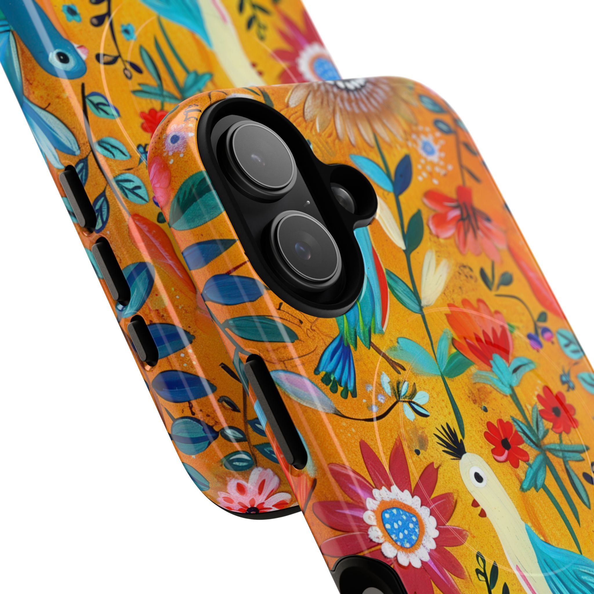 Colorful Birds Bloom iPhone 17 Case - Tough+