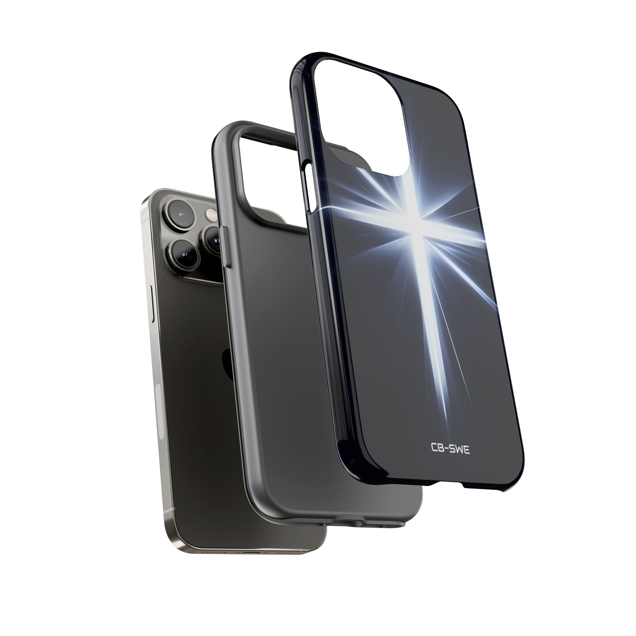 Luminous Cross Radiance - iPhone Case