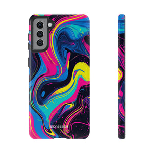 Pantone Neon Patterns | Phone Case for Samsung (Protective Case)