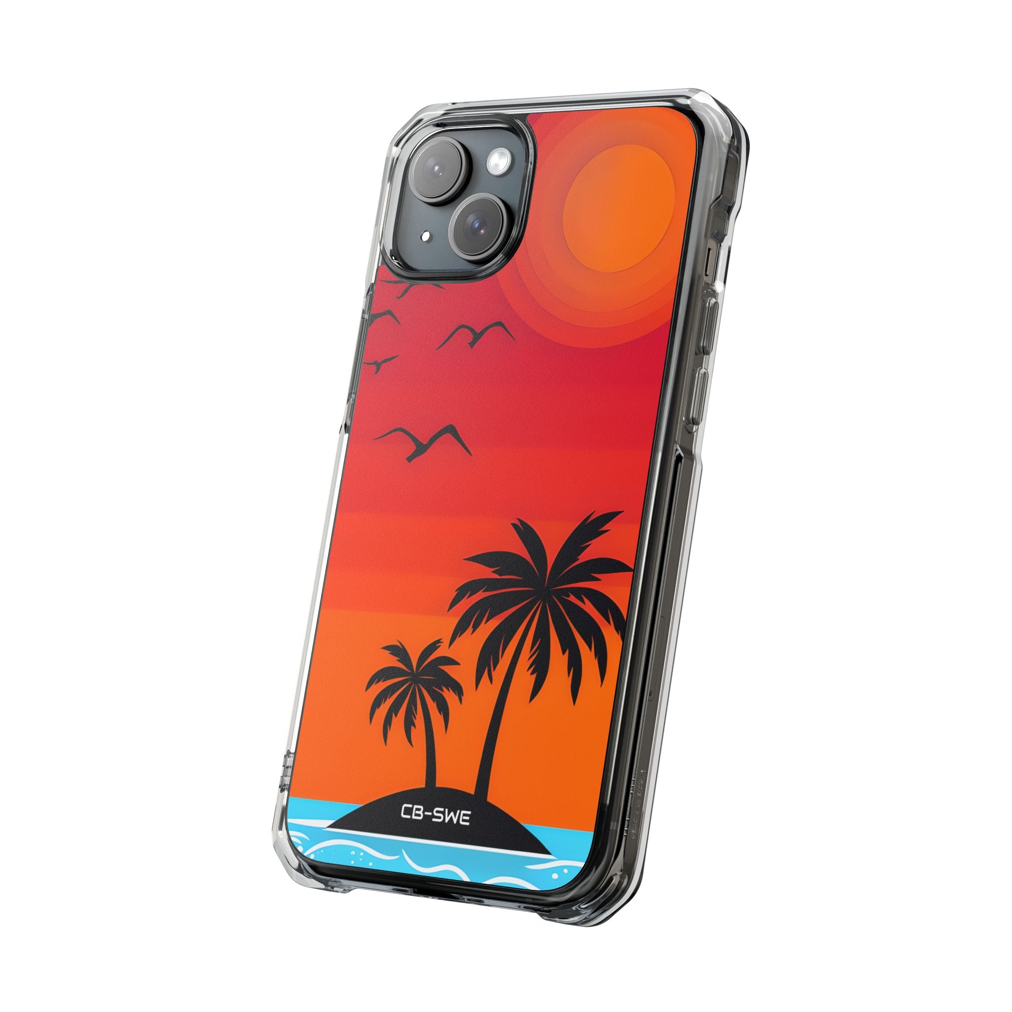 Summer Sunset Silhouettes iPhone Case - Impact