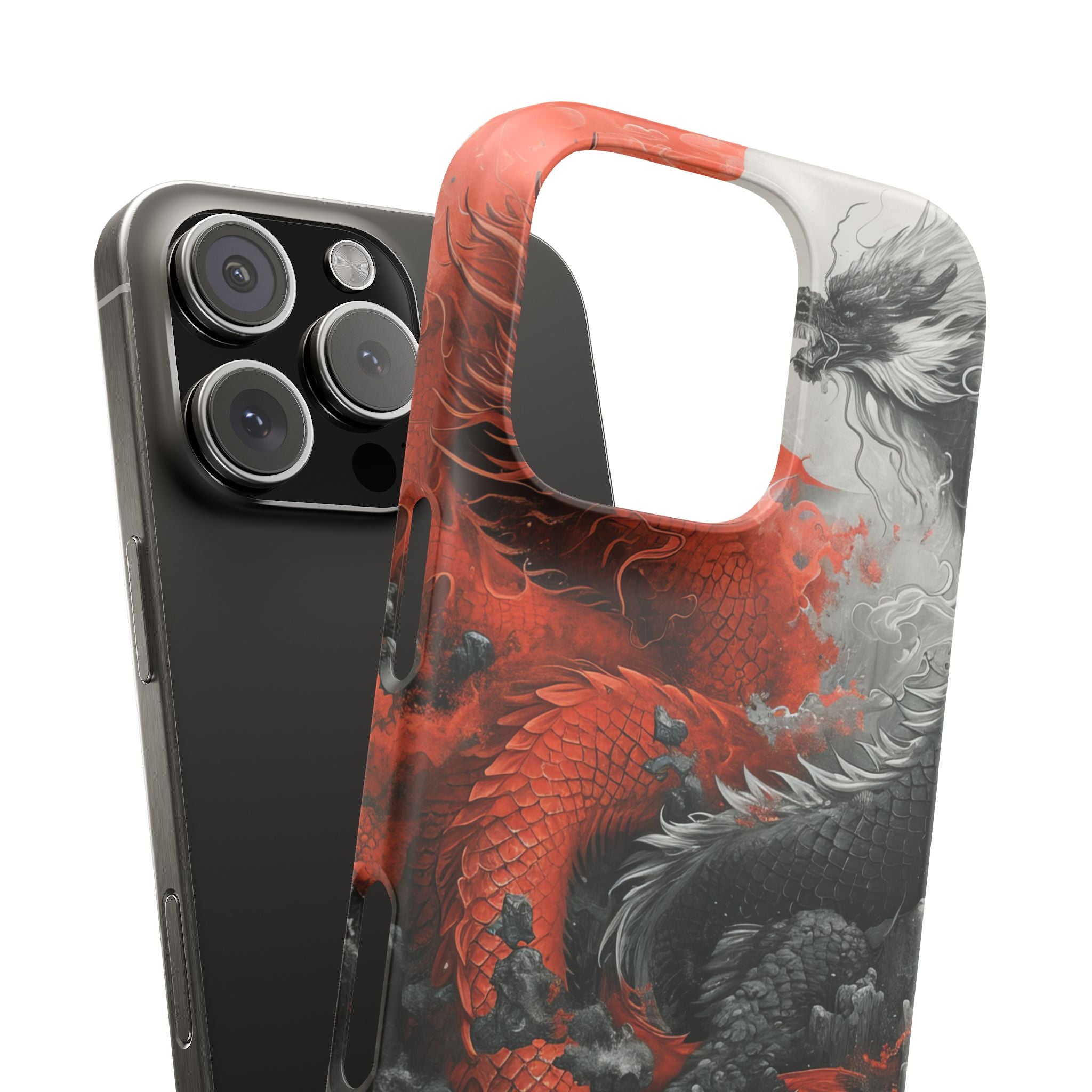 Zen Dragon Harmony iPhone 16 - Slim Phone Case