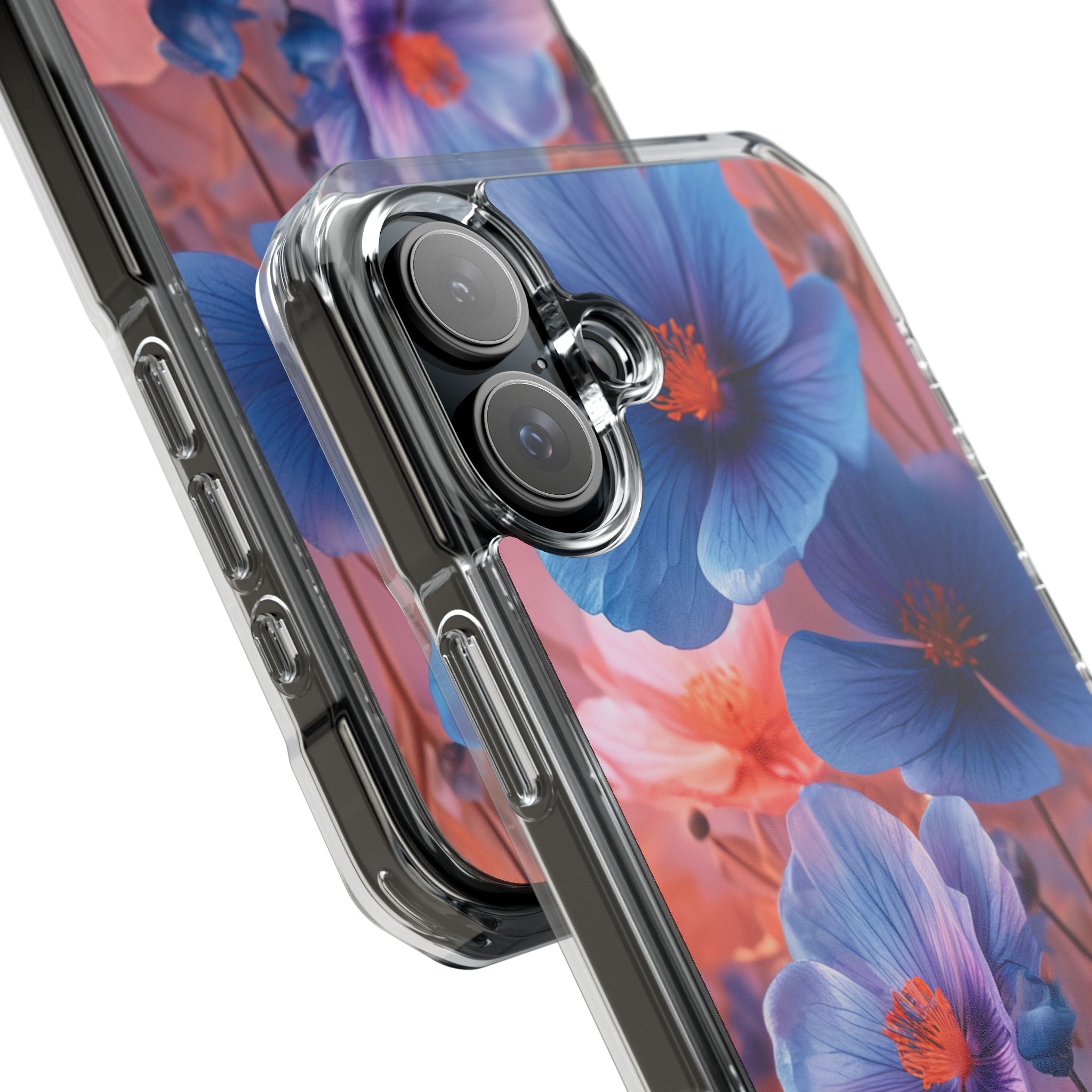 Ethereal Floral Symphony iPhone 16 - Clear Impact Phone Case