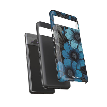 Blue Blooms Shine - Google Pixel Case