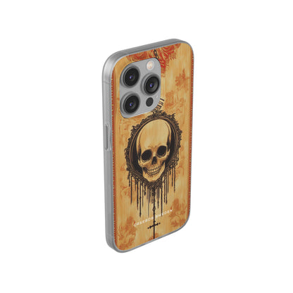 Gothic Skull Elegance iPhone 14 - Flexi Phone Case