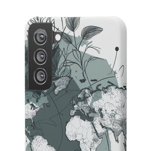 Botanical Cartography | Slim Phone Case for Samsung