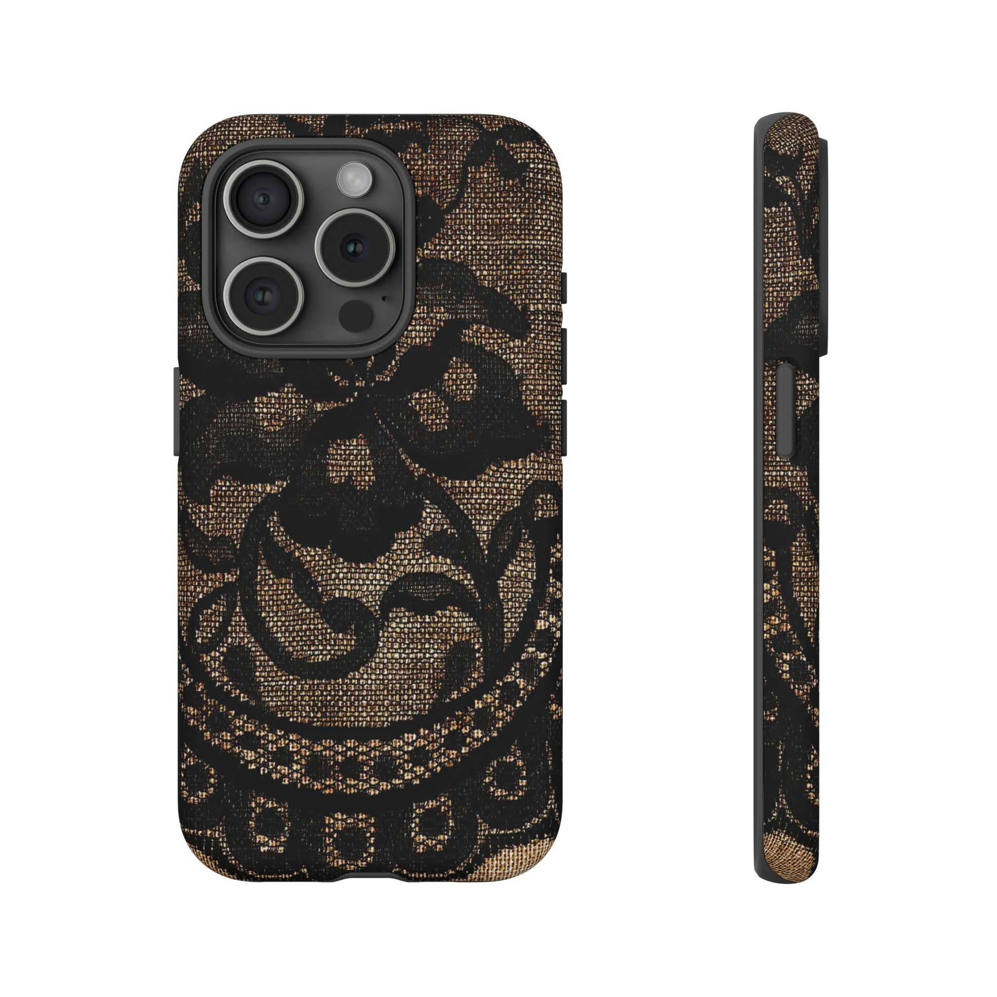 Broomrose Gothic Flower - Protective Phone Case