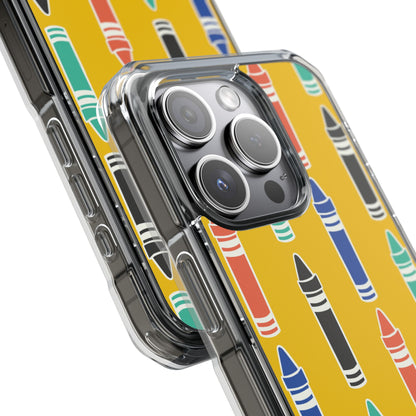 Crayons Dance Joyfully iPhone Case - Impact