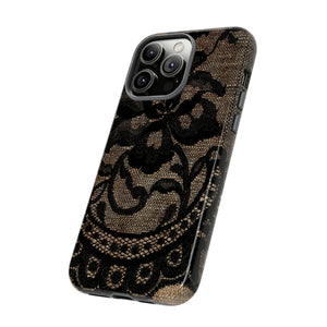 Broomrose Gothic Flower - Protective Phone Case