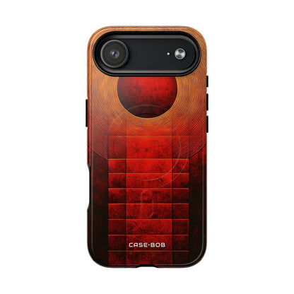 Crimson Orbit iPhone 17 Air Case - Tough+