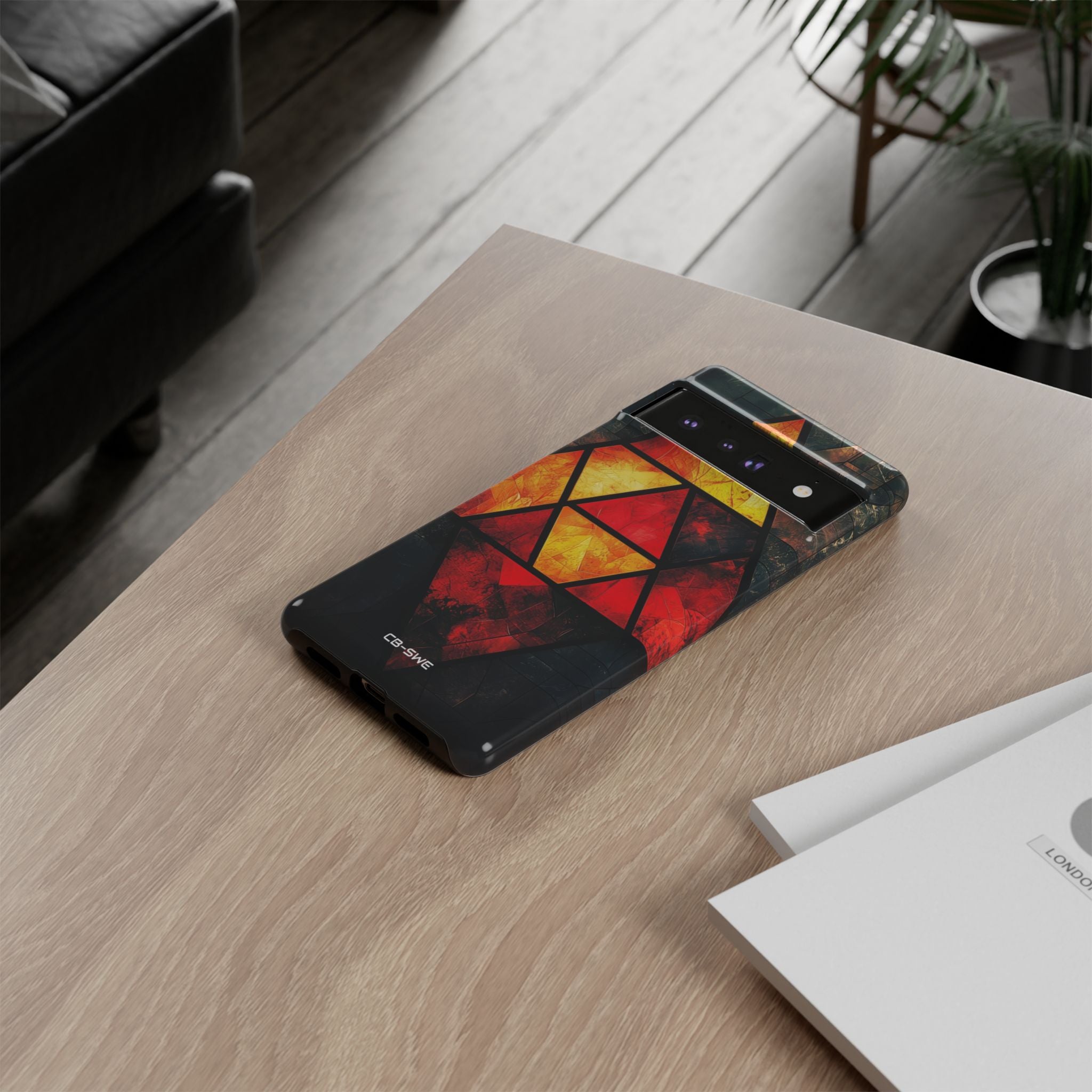 Triangles Illuminate Warmth - Google Pixel Case