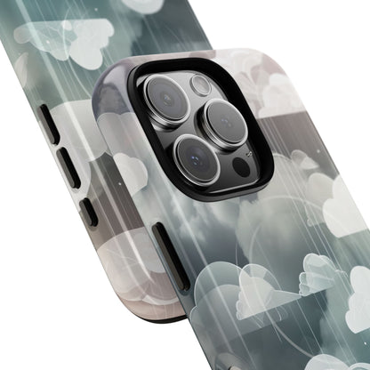 Silver Dream Clouds iPhone 16 - Tough+