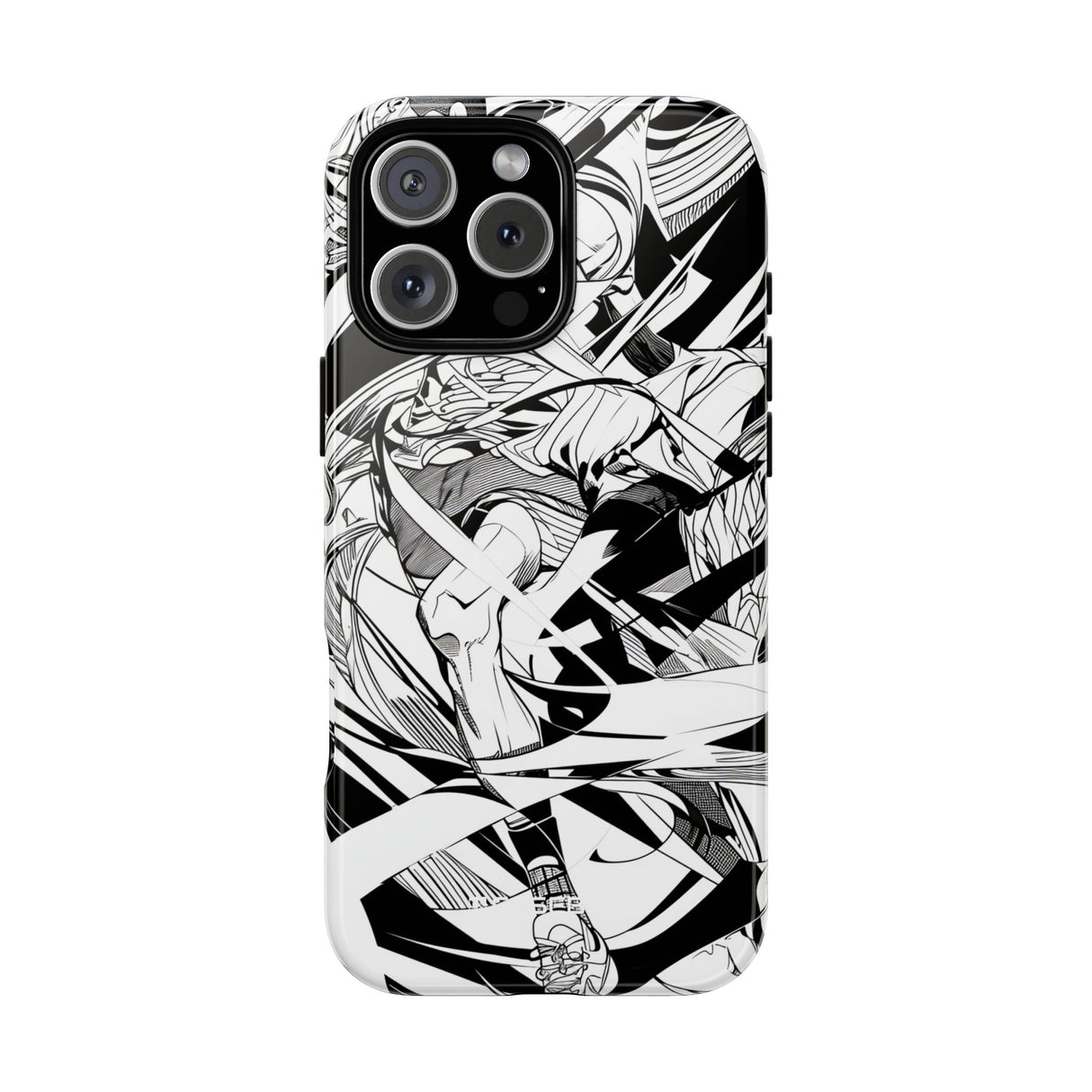 Dynamic Athletic Energy in Monochrome - for iPhone 16