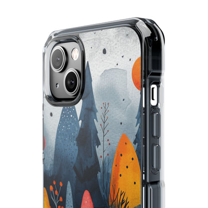 Whimsical Nature - Clear Impact iPhone 14 Phone Case