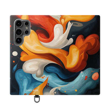 Fiery Swirl - Samsung S24 Ultra Case - Wallet