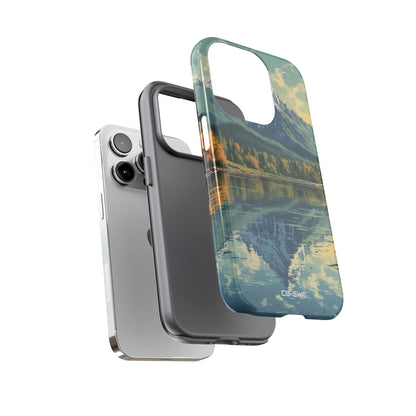 Mountain Reflects Calm - iPhone Case