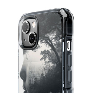 Nature Silhouette - Phone Case for iPhone (Clear Impact - Magnetic)