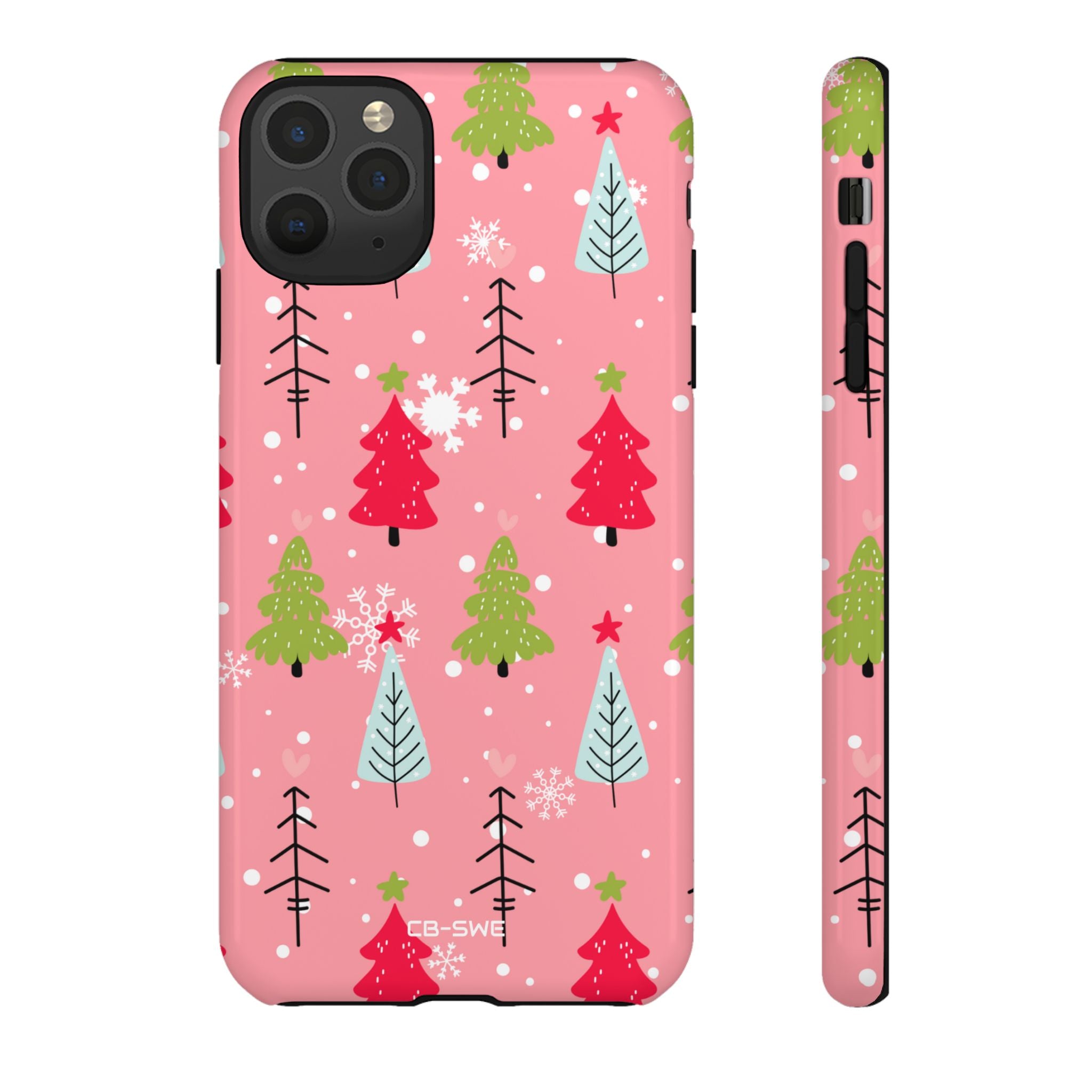 Festive Trees Dance - iPhone Case