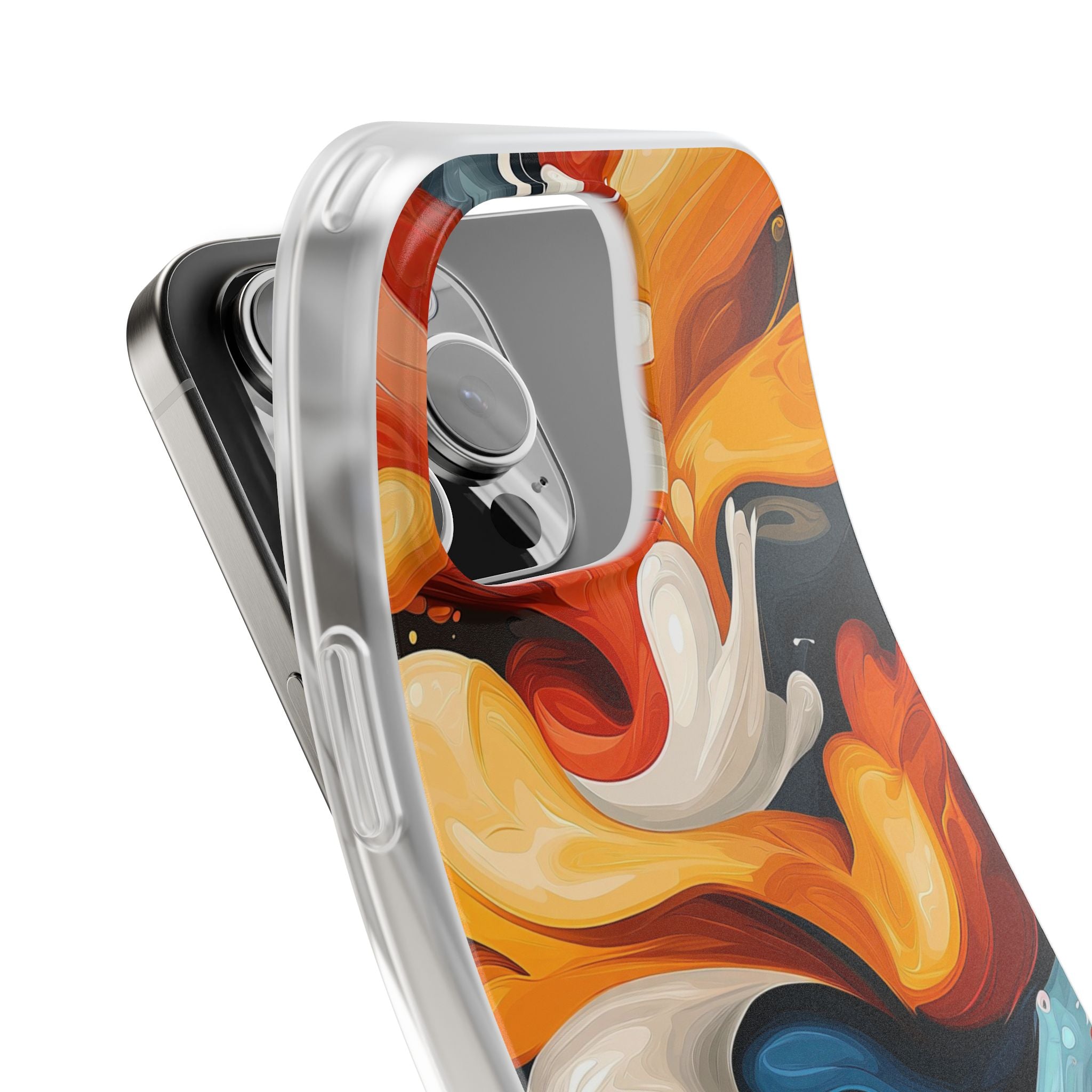 Crimson Ribbon iPhone 16 Pro Max Case - Soft