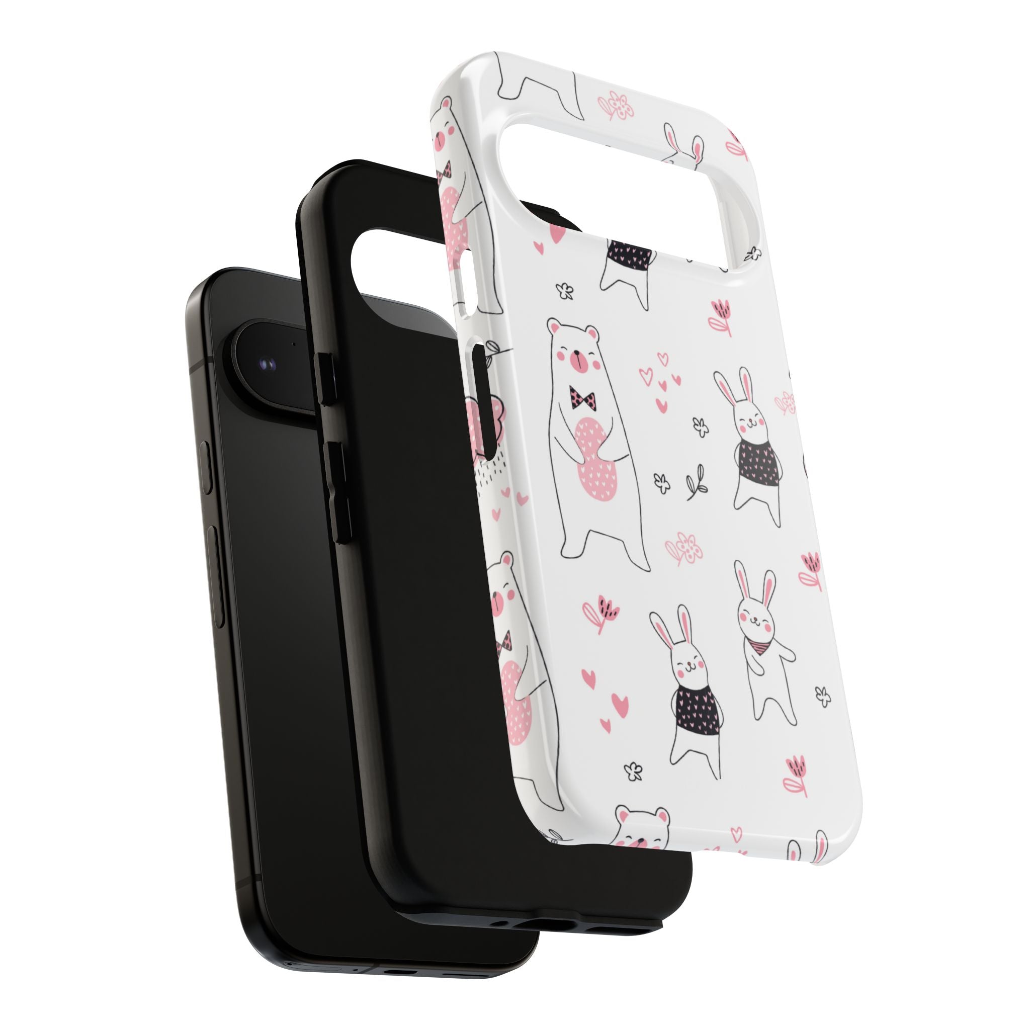 Bears Dance Playfully - Google Pixel Case