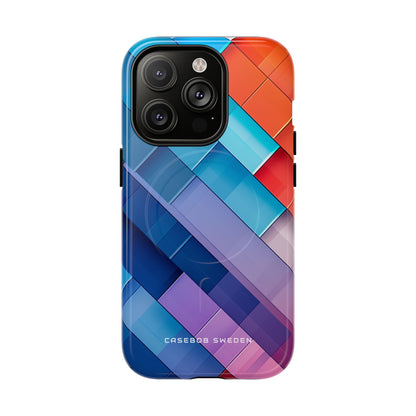 Vibrant GeoFlow iPhone 14 | Tough+ Phone Case