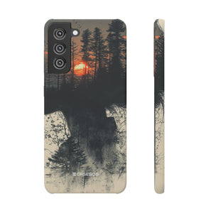 Tranquil Silhouette | Slim Phone Case for Samsung