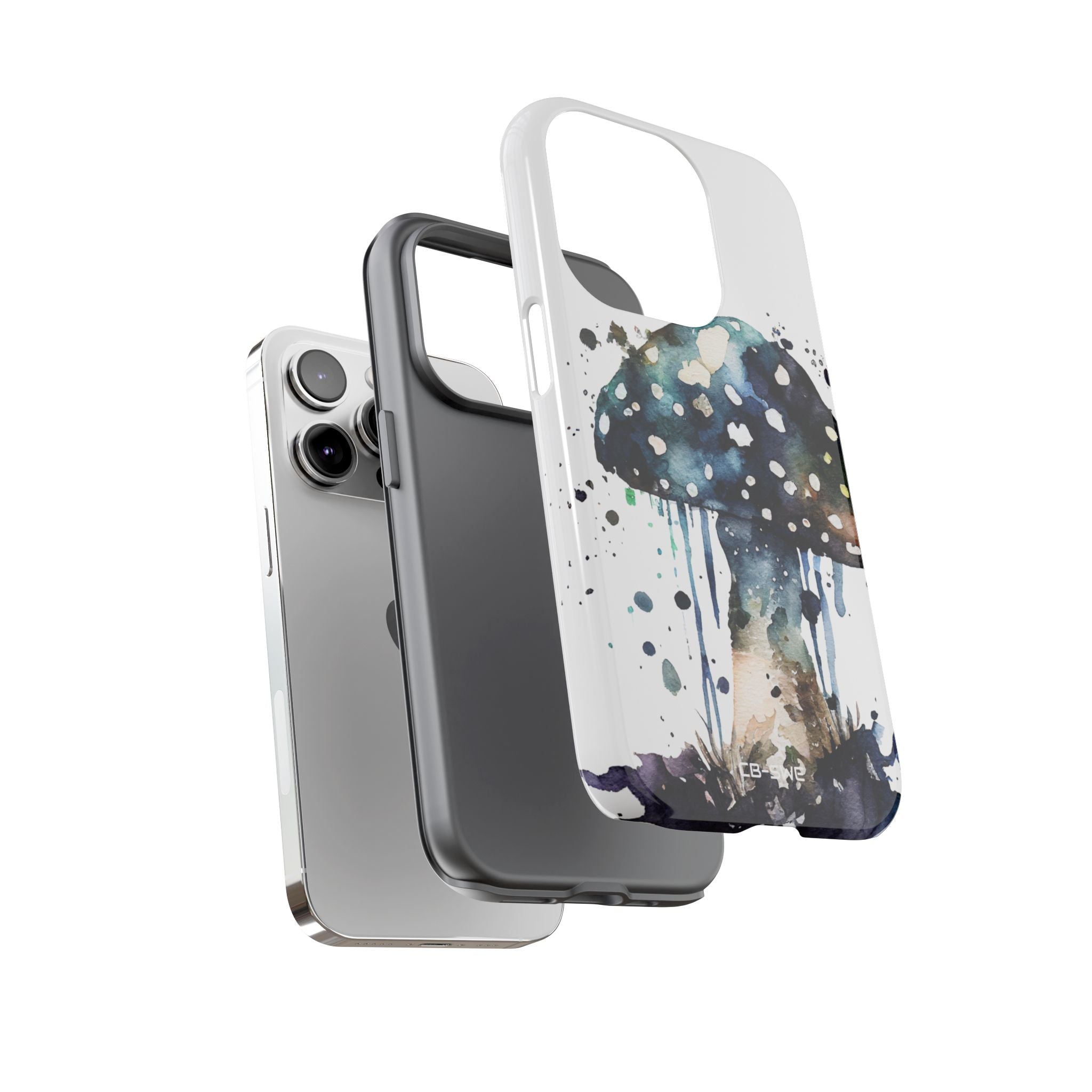 Whimsical Watercolor Mushroom - iPhone Case