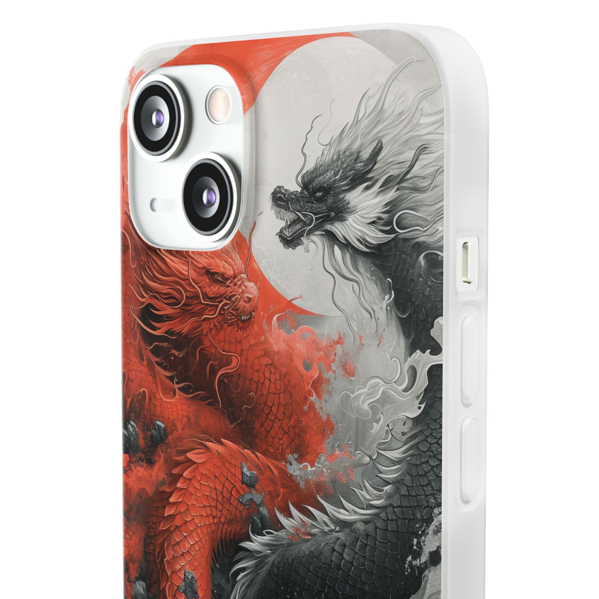 Twin Dragons Crimson iPhone 13 - Soft