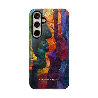 Harmonized Faces and Nature Fusion Samsung S24 - Tough Phone Case