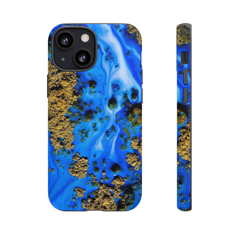 Blue River Ink Art iPhone Case (Protective) iPhone 13 Mini Matte Phone Case