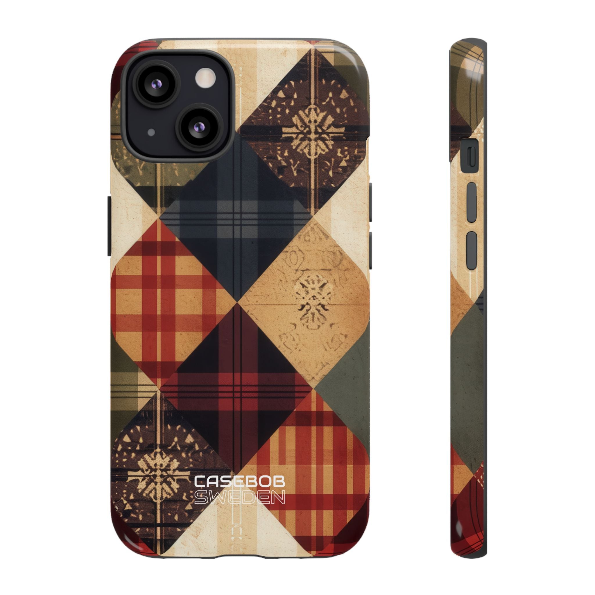 Rustic Quilt Charm iPhone 13 - Tough