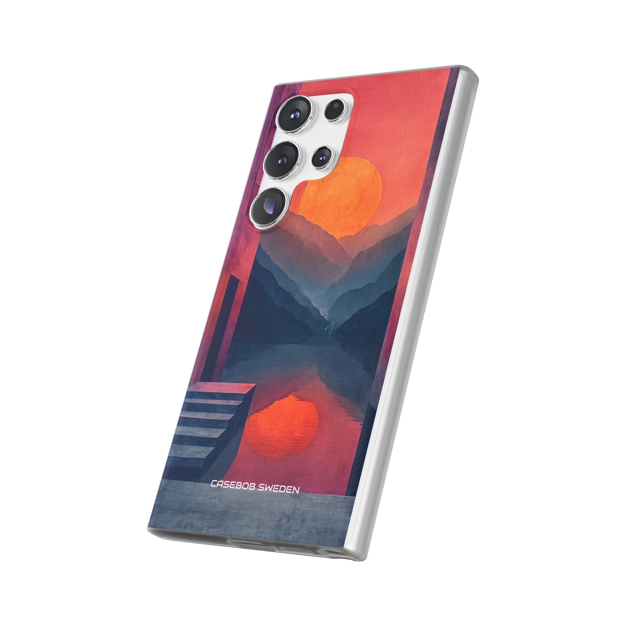 Surreal Sunset Landscape - Flexi Samsung S23 Phone Case