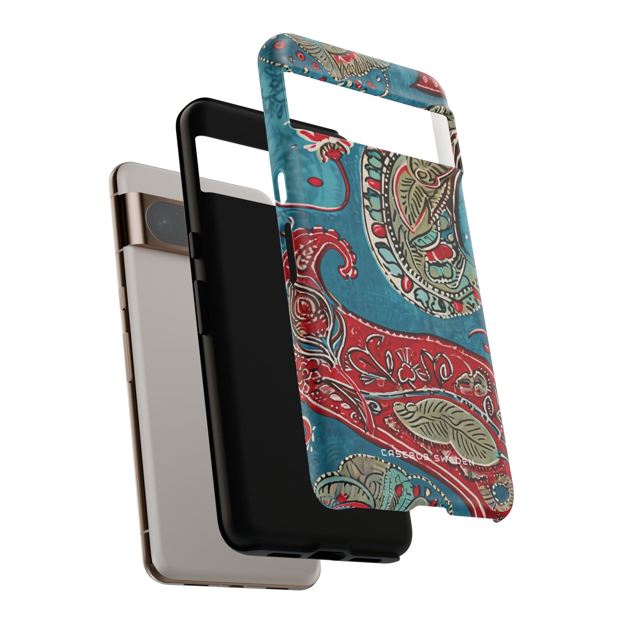 Vintage Paisley Elegance Google Pixel 8 - Tough Phone Case