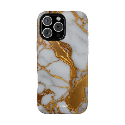 Golden Veins Flow - iPhone Case