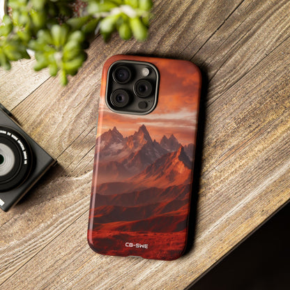 Mountain Peaks Glowing - iPhone Case