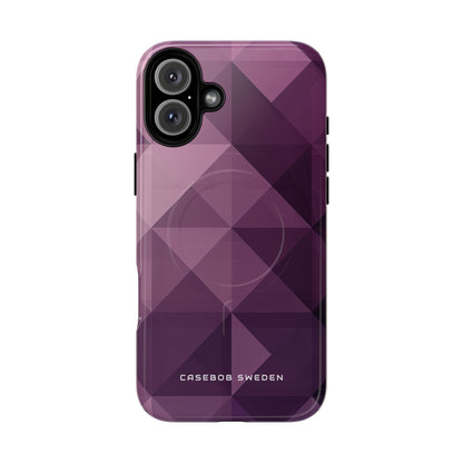 Gradient Purple Mosaic iPhone 16 | Tough+ Phone Case