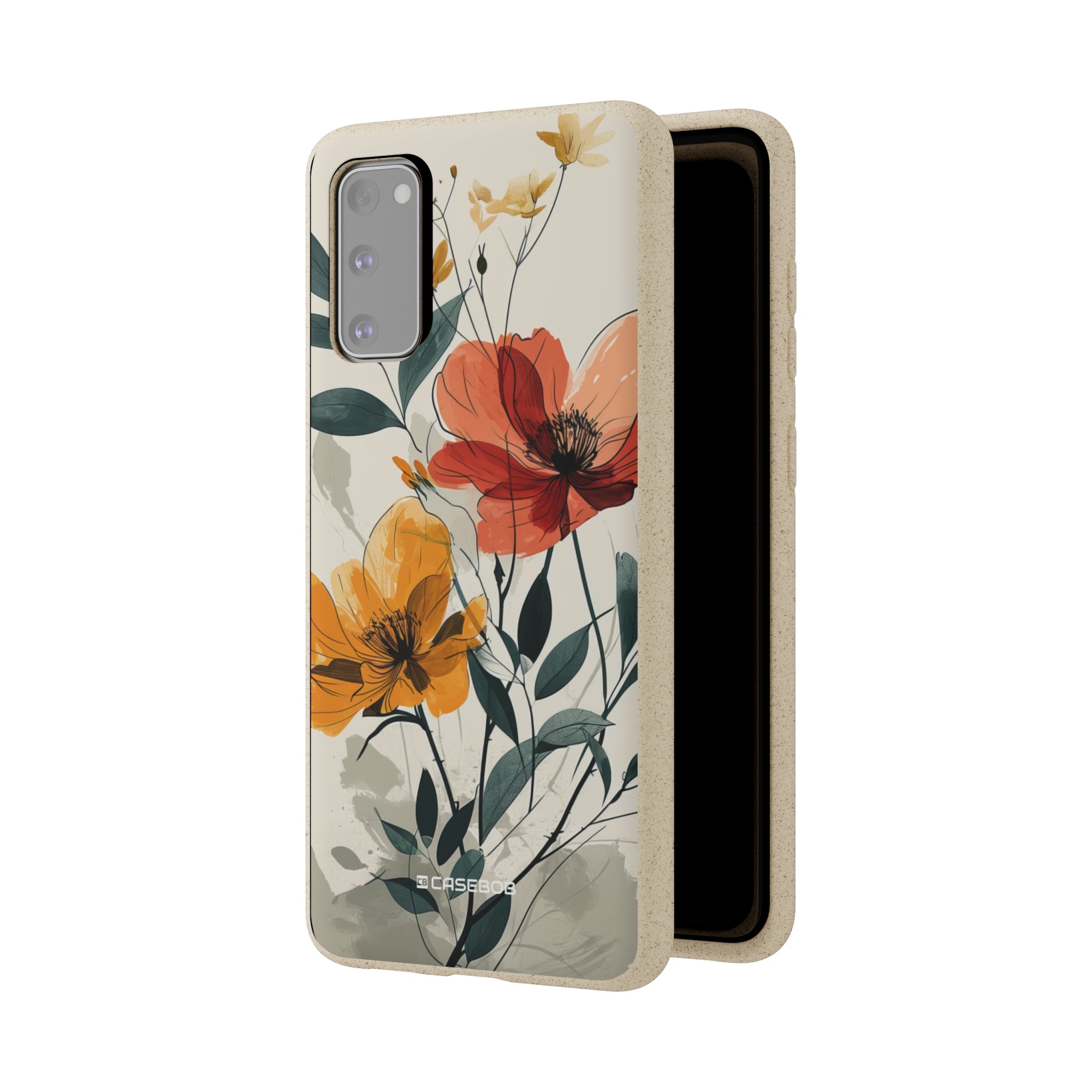 Serene Floral Harmony | Biodegradable Phone Case