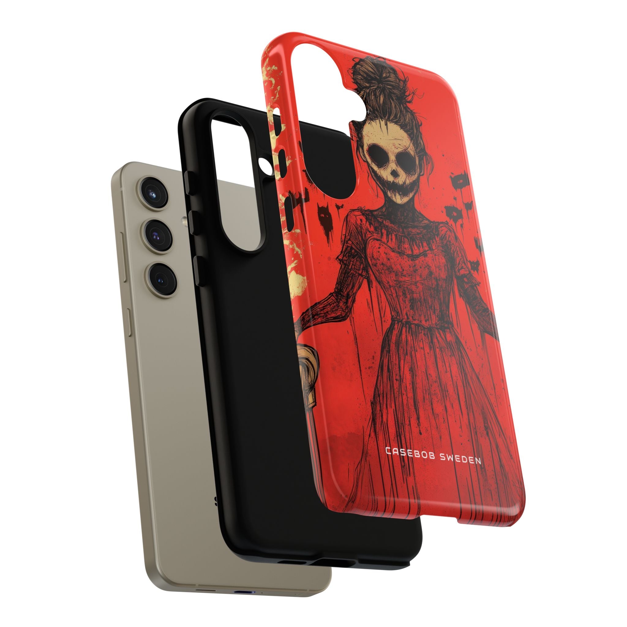 Haunting Scarlet Descent Samsung S24 - Tough Phone Case