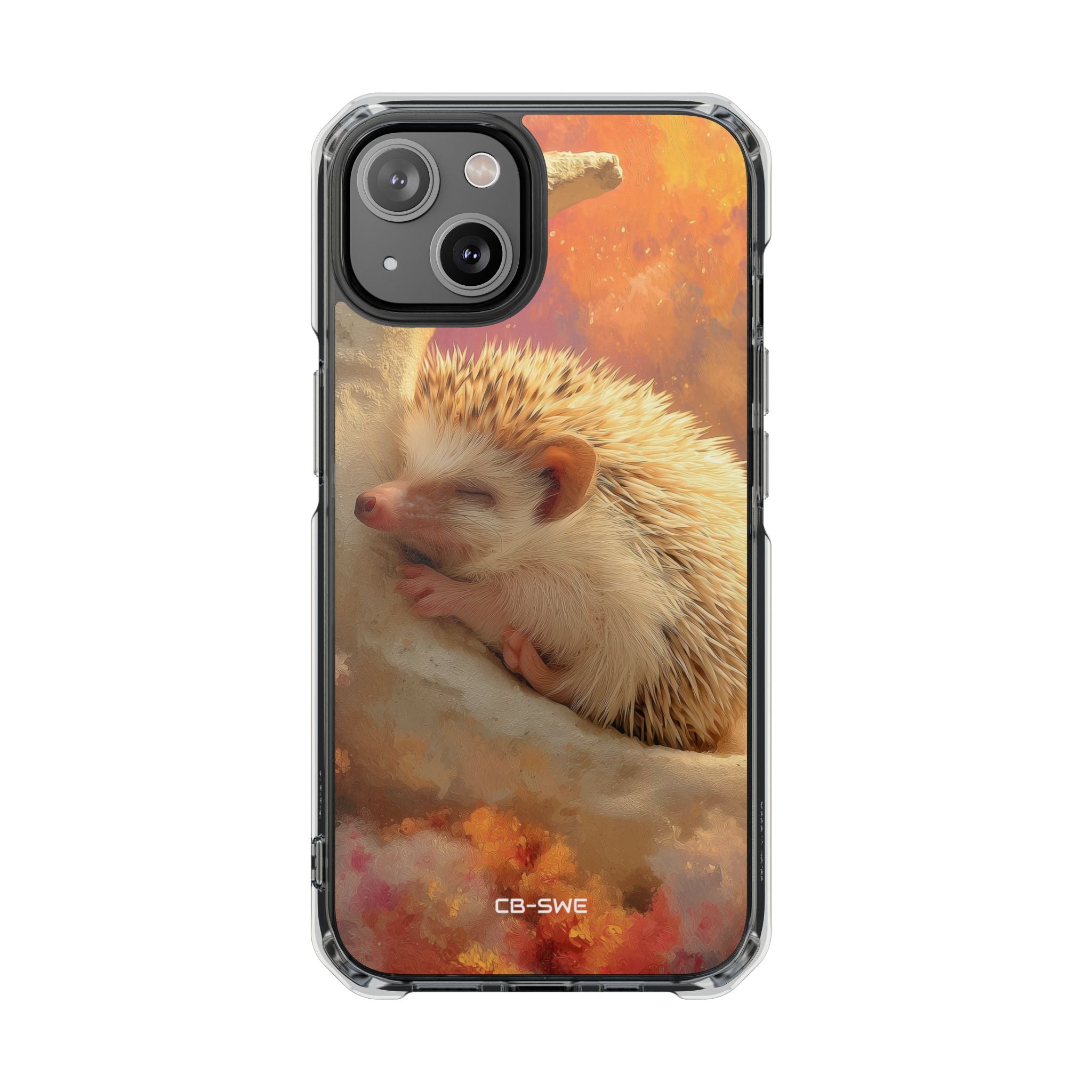 Hedgehog Rests Dreaming iPhone Case - Impact