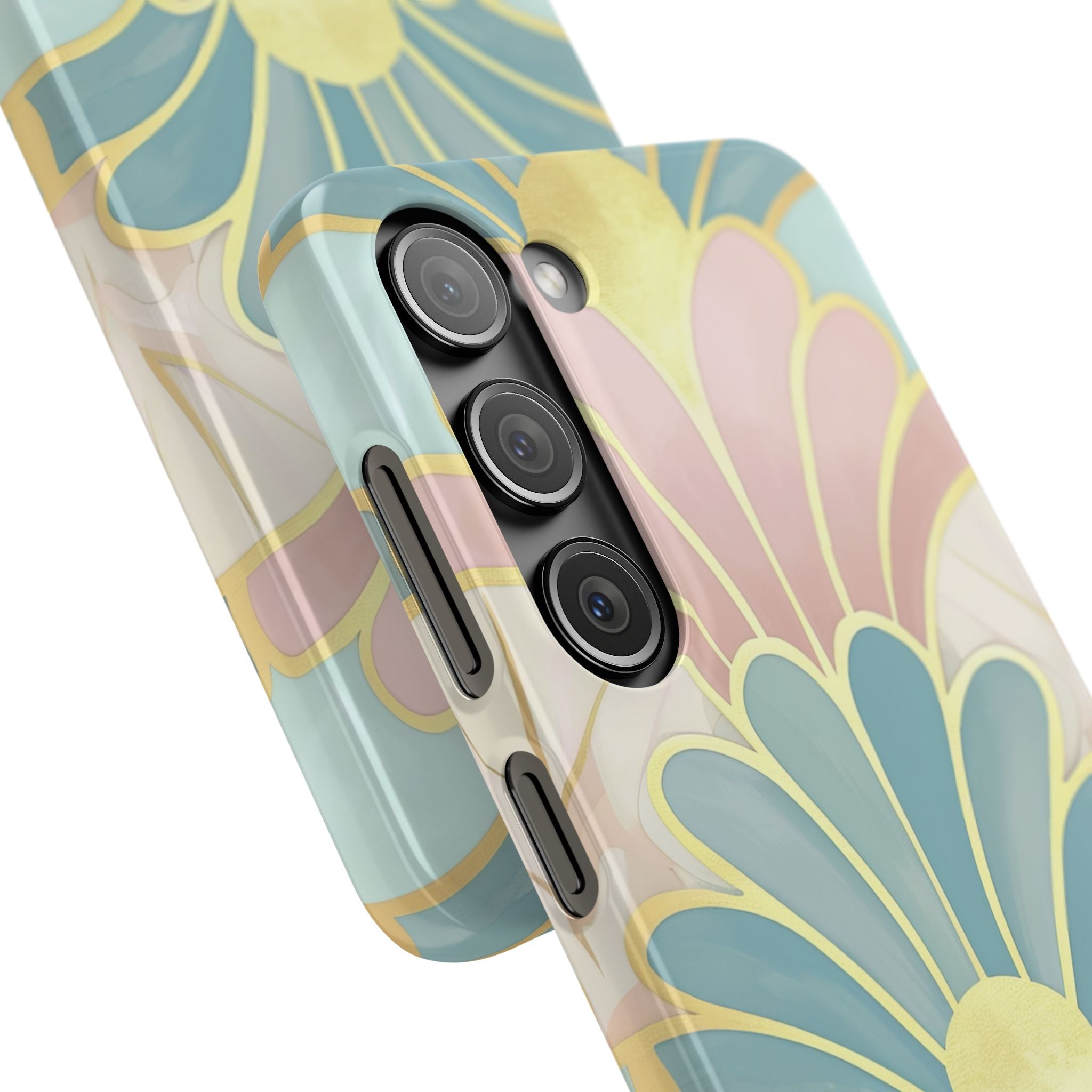 Pastel Deco Elegance - Slim Samsung S23 Phone Case